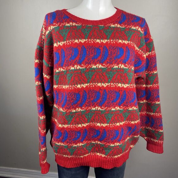 Mark Shale Other - vintage Retro mark shale Scotland Wool Hand Loom knit sweater pullover crewneck